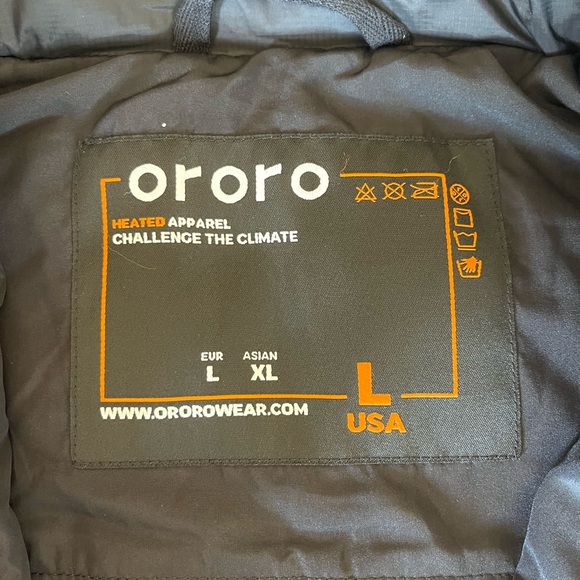 Ororo men’s size large black heated vest. Excellent condition. $75 - Picture 3 of 3